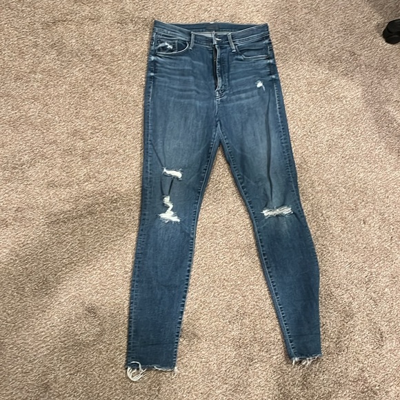 MOTHER Jeans - The Swooner Ankle Fray - Picture 2 of 4